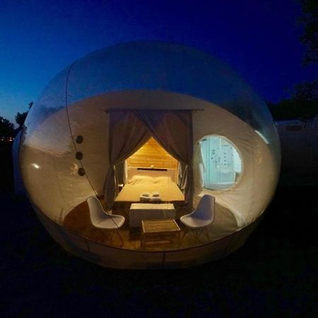 Hotel Bubble Tent Nea Moudania Exterior foto
