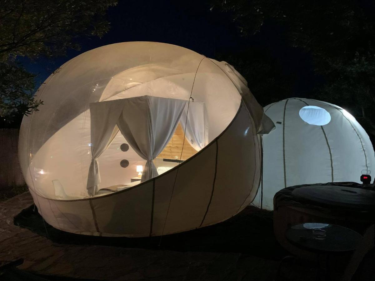 Hotel Bubble Tent Nea Moudania Exterior foto