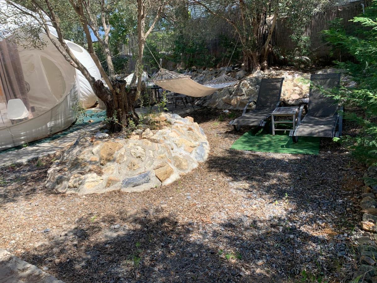 Hotel Bubble Tent Nea Moudania Exterior foto