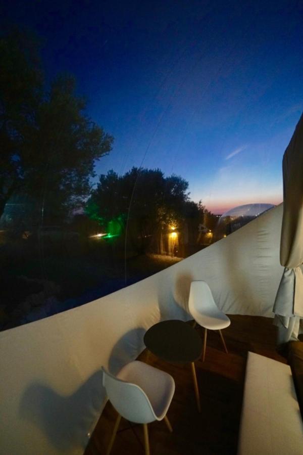 Hotel Bubble Tent Nea Moudania Exterior foto