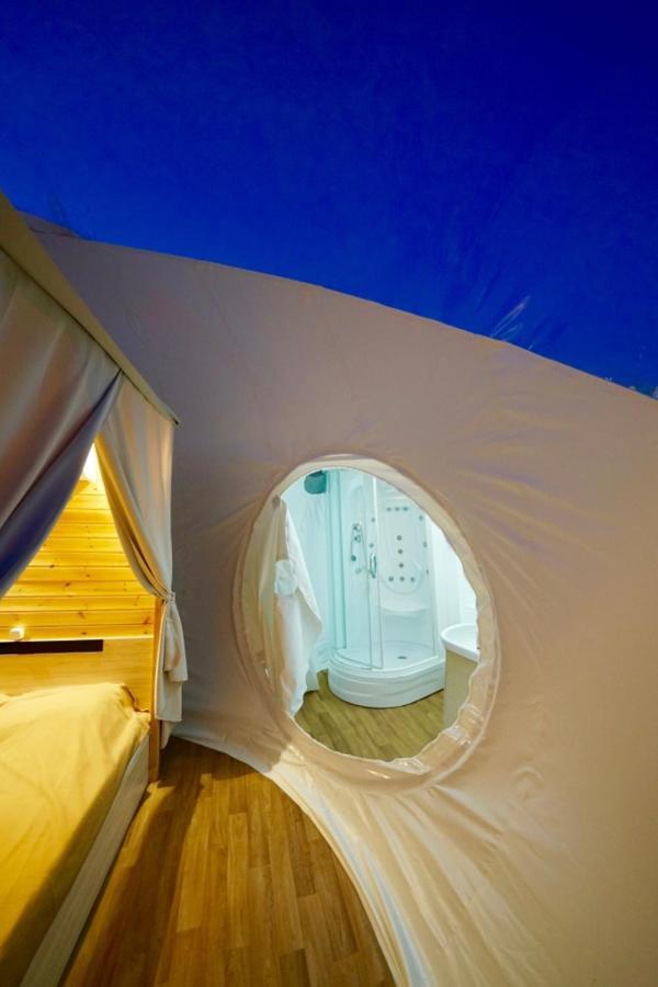Hotel Bubble Tent Nea Moudania Exterior foto
