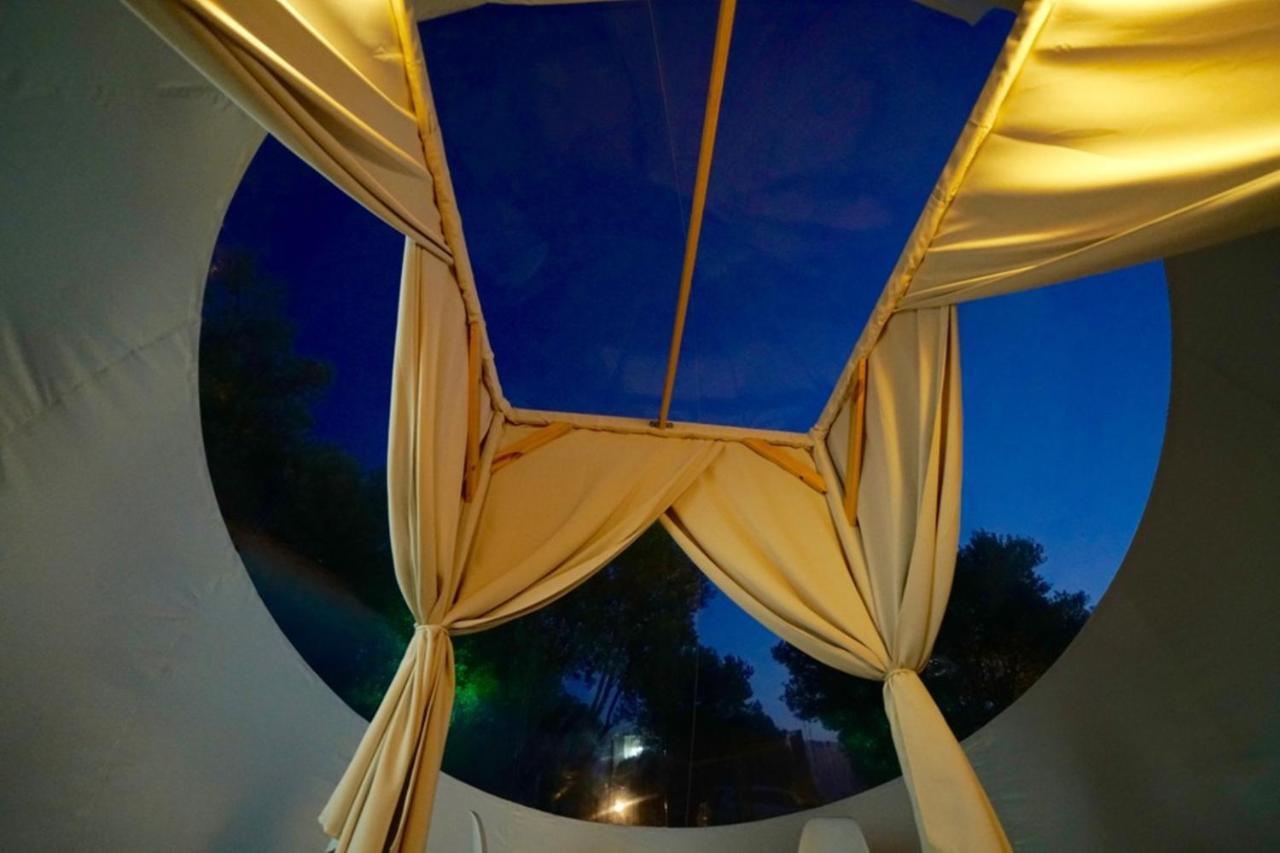 Hotel Bubble Tent Nea Moudania Exterior foto