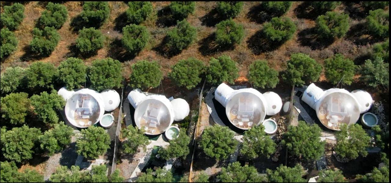 Hotel Bubble Tent Nea Moudania Exterior foto