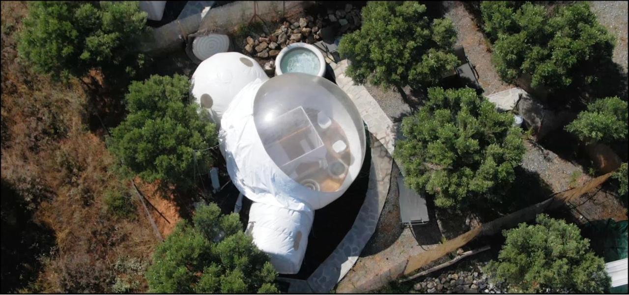Hotel Bubble Tent Nea Moudania Exterior foto
